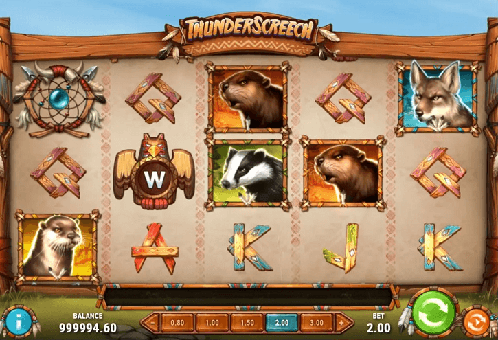 thunder screech slot screen