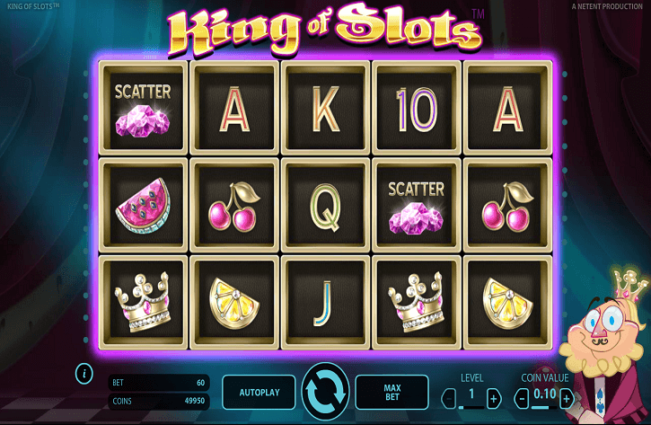 king of slots slot screen