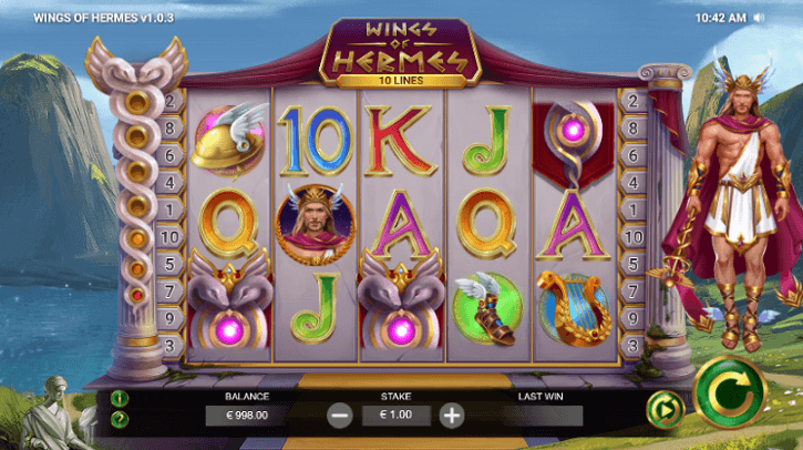 wings of hermes slot screen