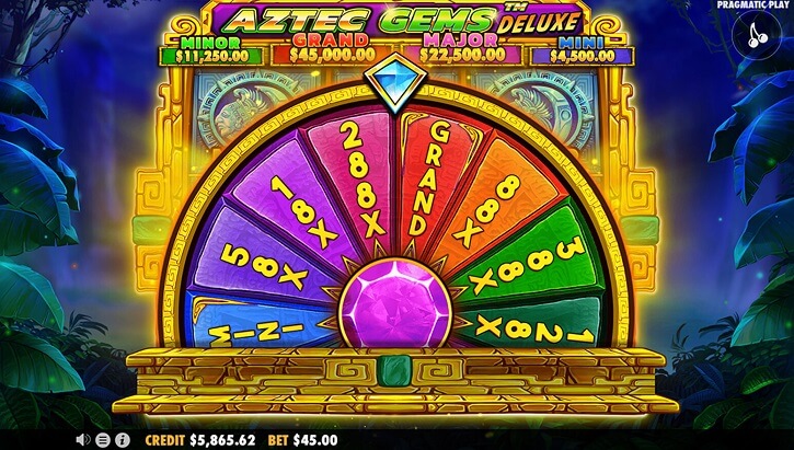 aztec gems slot wheel