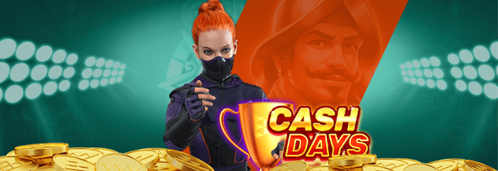 ninja kasiino cashdays turniir kampaania