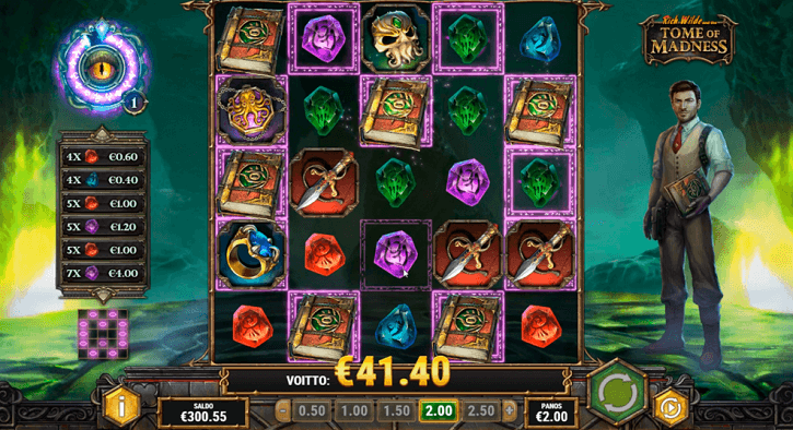 tome of madness slot screen